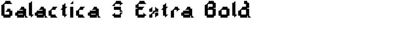 Galactica S Extra Bold Font