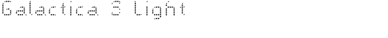Galactica S Light Font