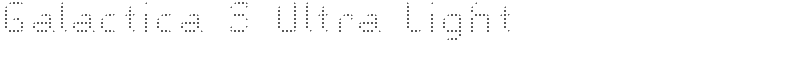 Galactica S Ultra Light Font