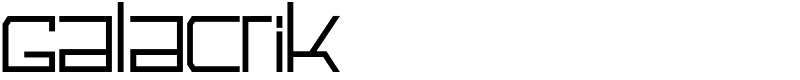 Galactik Font