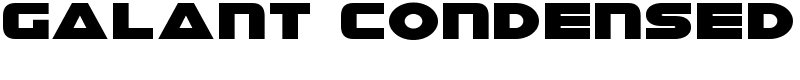 Galant Condensed Font