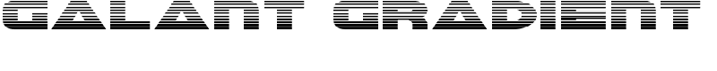 Galant Gradient Font