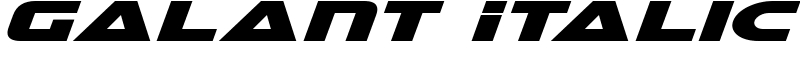 Galant Italic Font