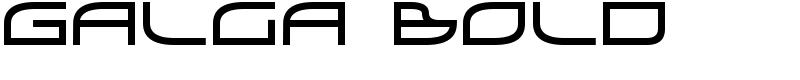 Galga Bold Font