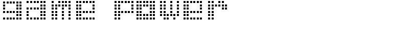 game power Font