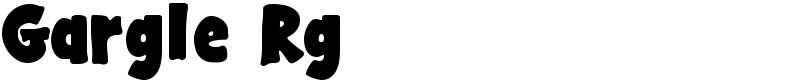 Gargle Rg Font