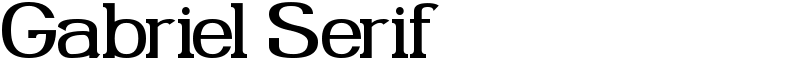 Gabriel Serif Font