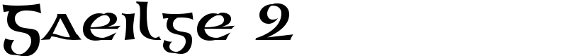 Gaeilge 2 Font