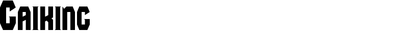 Gaiking Font