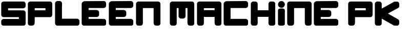 spleen machine pk Font