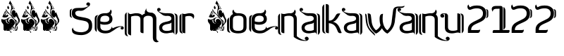 FTF Semar Poenakawanu2122 Font