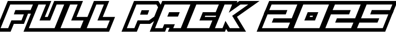 Full Pack 2025 Font