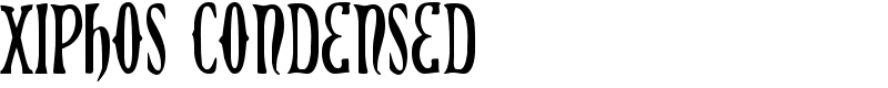 Xiphos Condensed Font