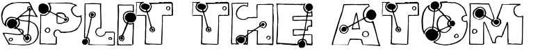 Split the Atom Font