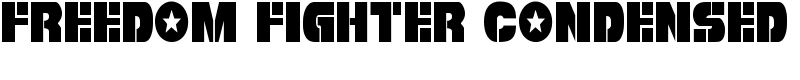Freedom Fighter Condensed Font