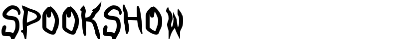 SpookShow Font