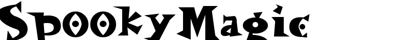 SpookyMagic Font