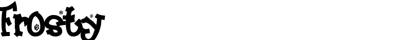 Frosty Font