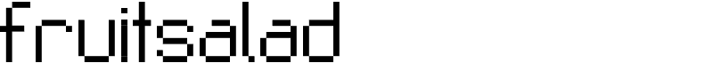 Fruitsalad Font