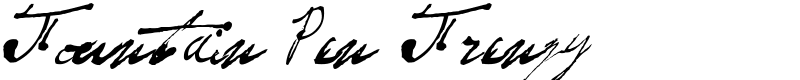 Fountain Pen Frenzy Font