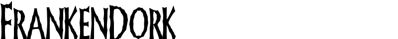 FrankenDork Font