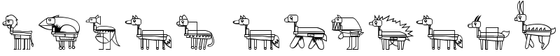 FREAK ANIMALS Font