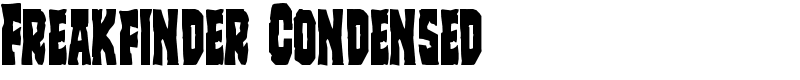 Freakfinder Condensed Font