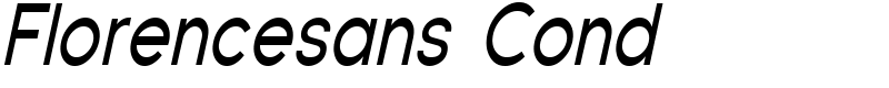 Florencesans Cond Font