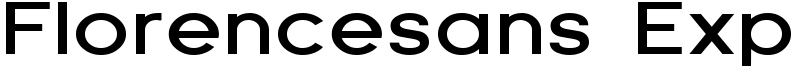 Florencesans Exp Font