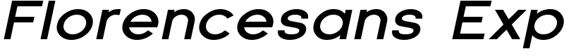 Florencesans Exp Font
