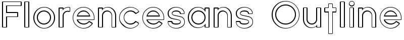 Florencesans Outline Font
