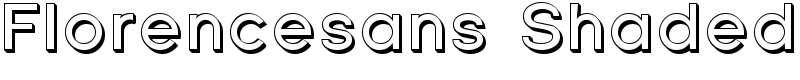 Florencesans Shaded Font