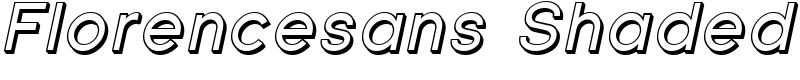 Florencesans Shaded Font