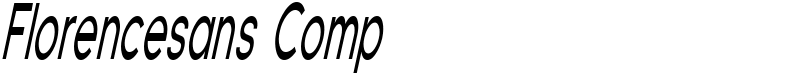 Florencesans Comp Font