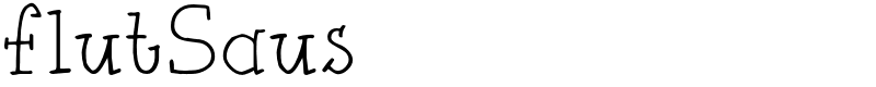 flutSaus Font