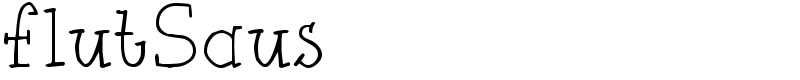 flutSaus Font