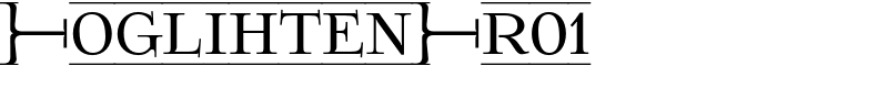 FoglihtenFr01 Font