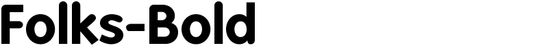 Folks-Bold Font