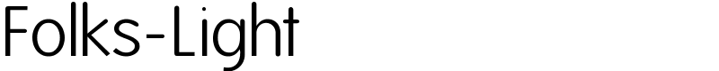 Folks-Light Font