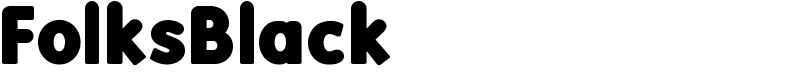 FolksBlack Font