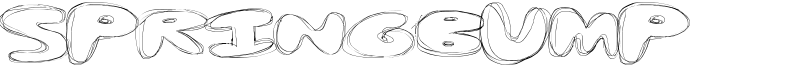 SpringBump Font