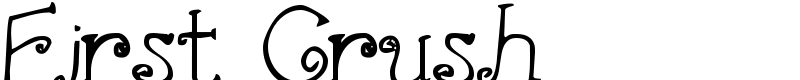 First Crush Font