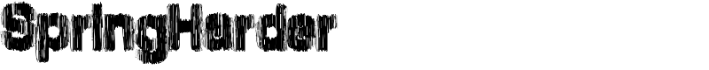 SpringHarder Font