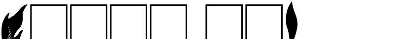 Flame on! Font