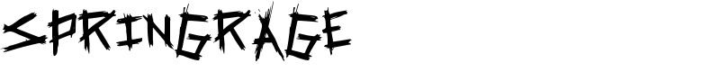 SpringRage Font