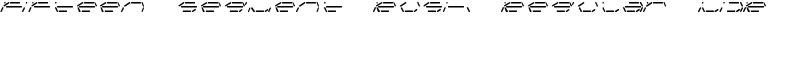 Fifteen Segment Rush Regular LDR Font