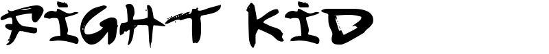 Fight Kid Font