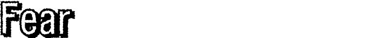 Fear Font
