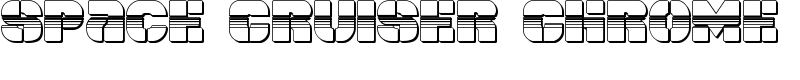 Space Cruiser Chrome Font