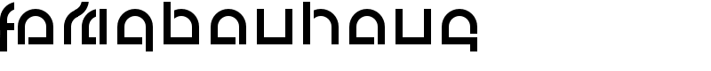 FertigBauHaus Font